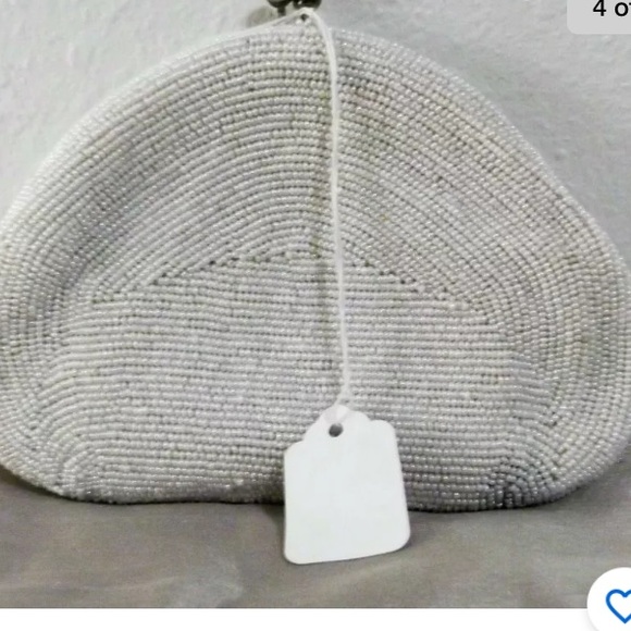 Vintage Bon Soir Beaded Clutch Purse Japan - Picture 4 of 8